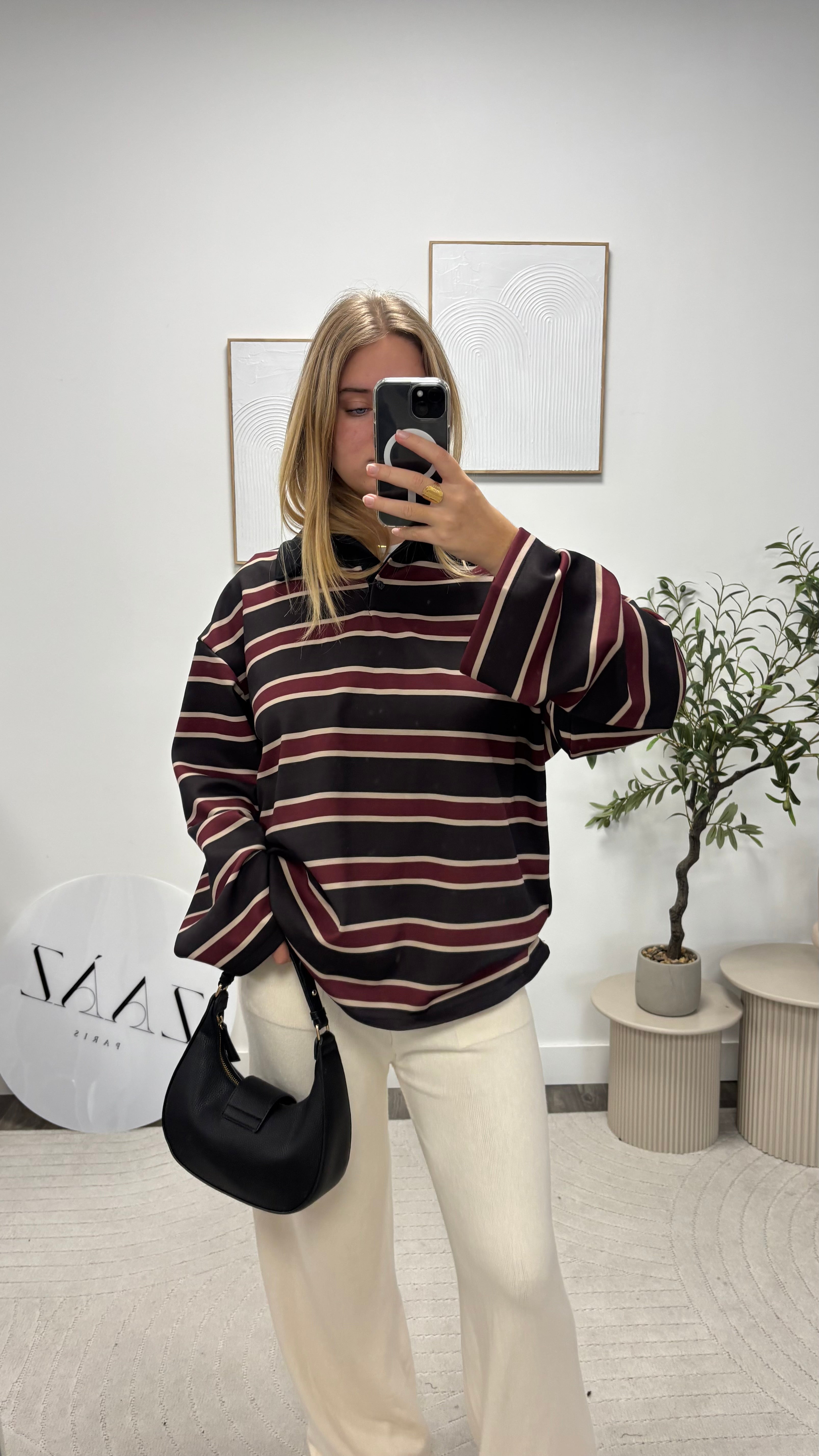 PANTALON EN MAILLE AVEC POCHE  0258