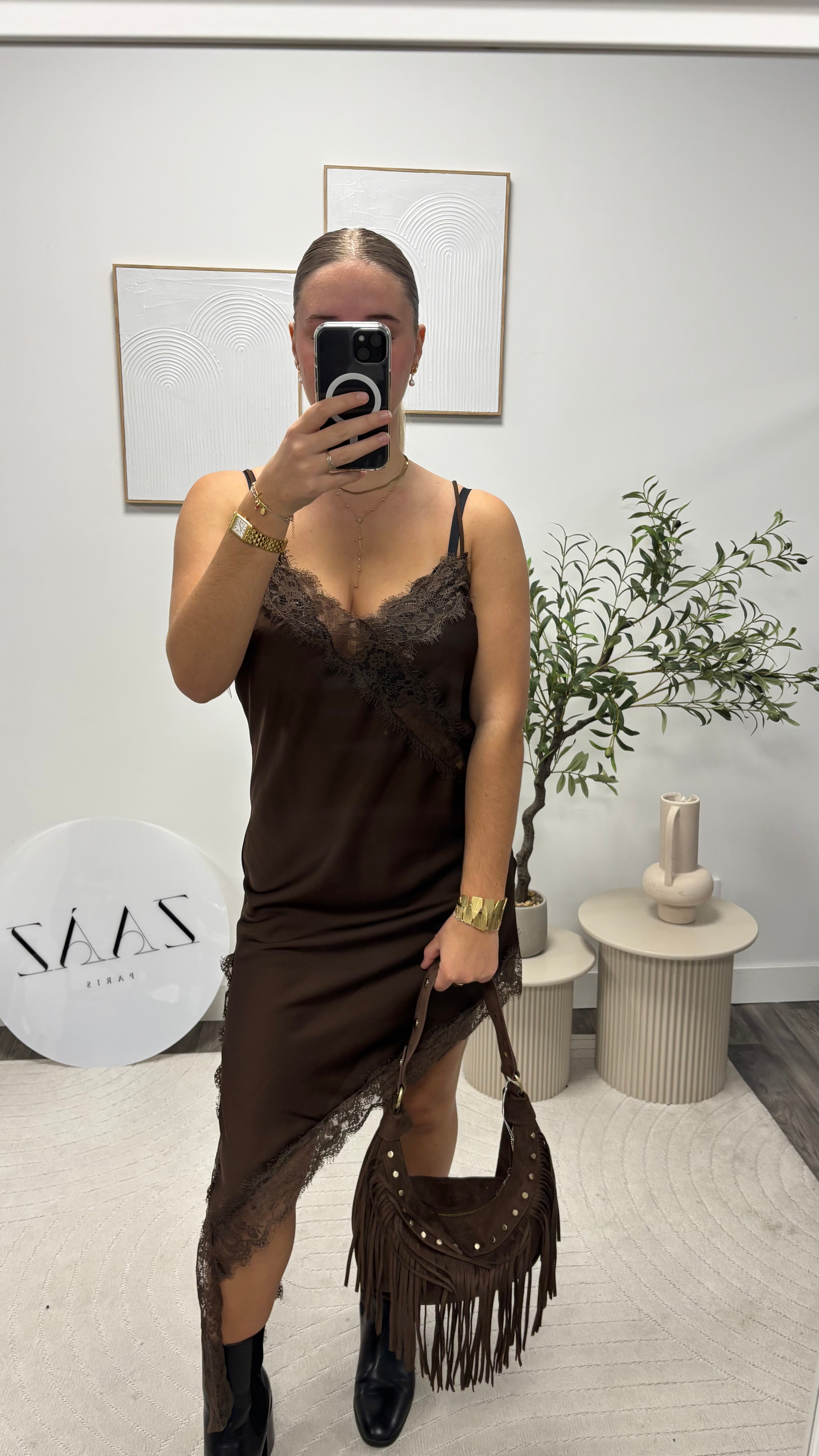 ROBE DENTELLE ZAÀZ 7838