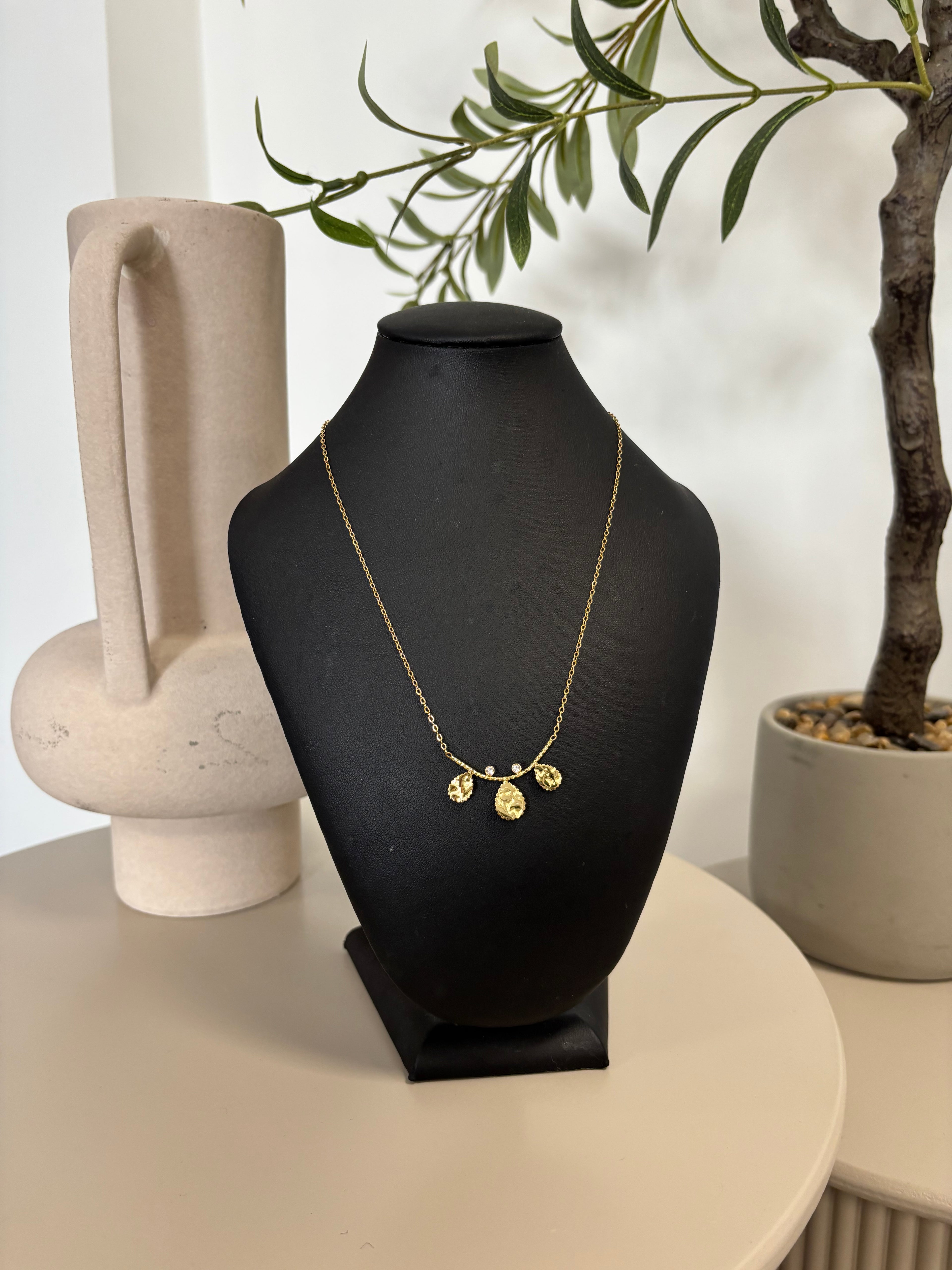 COLLIER GOUTES DORÉ  20420