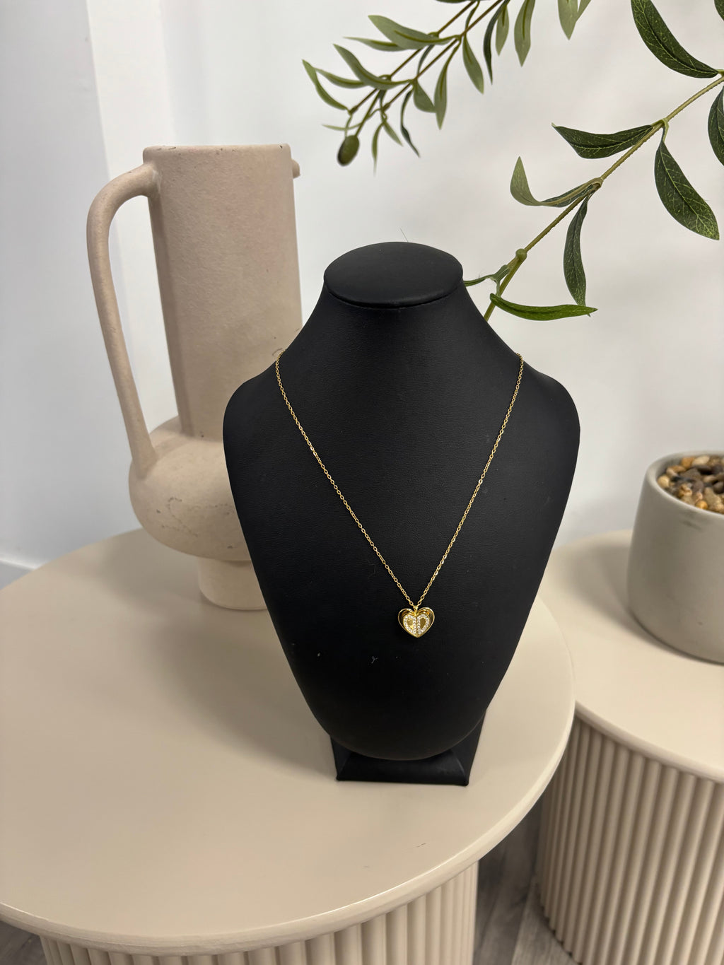 COLLIER COEUR OR 0055