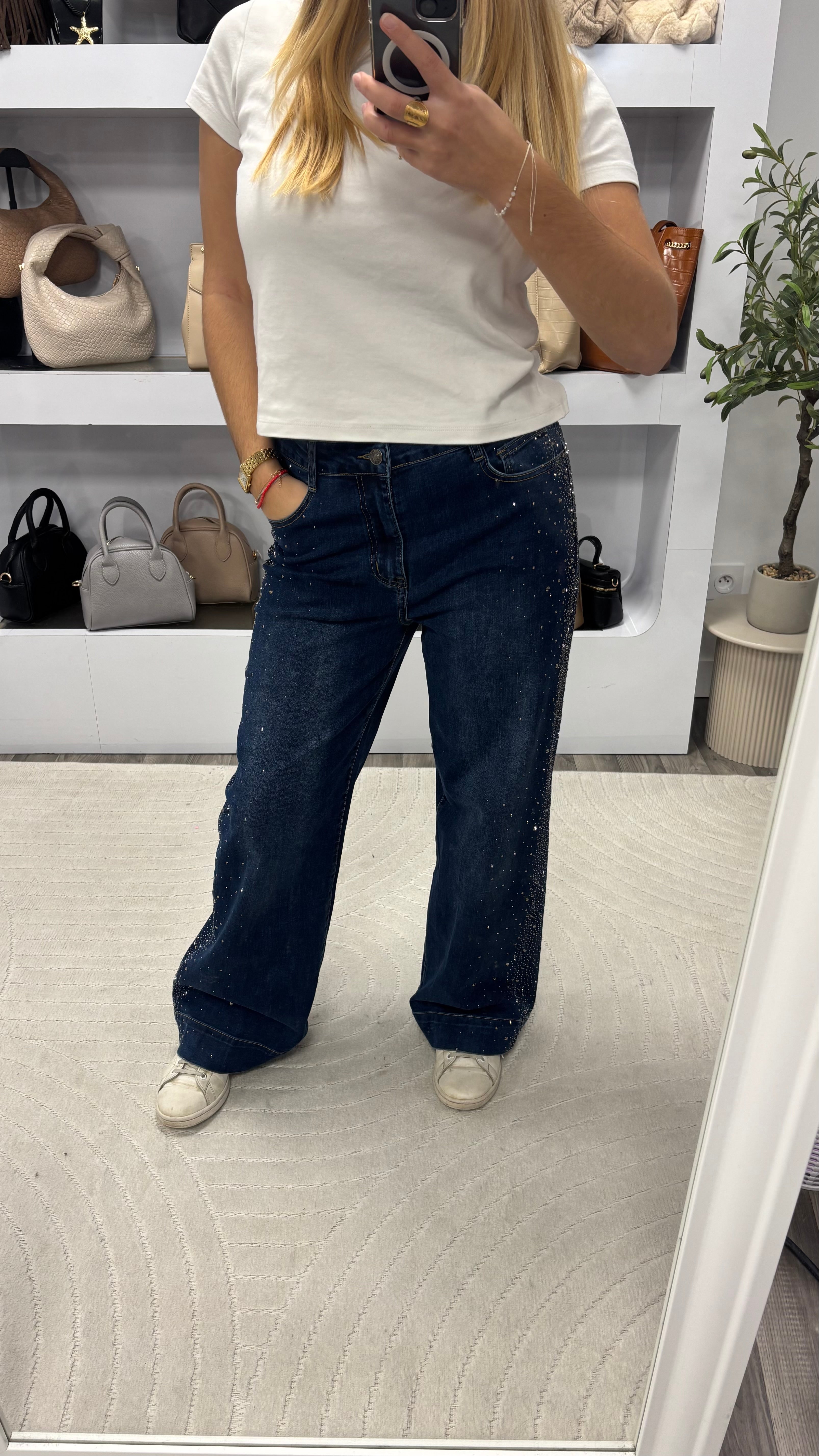 JEANS STRASS 423