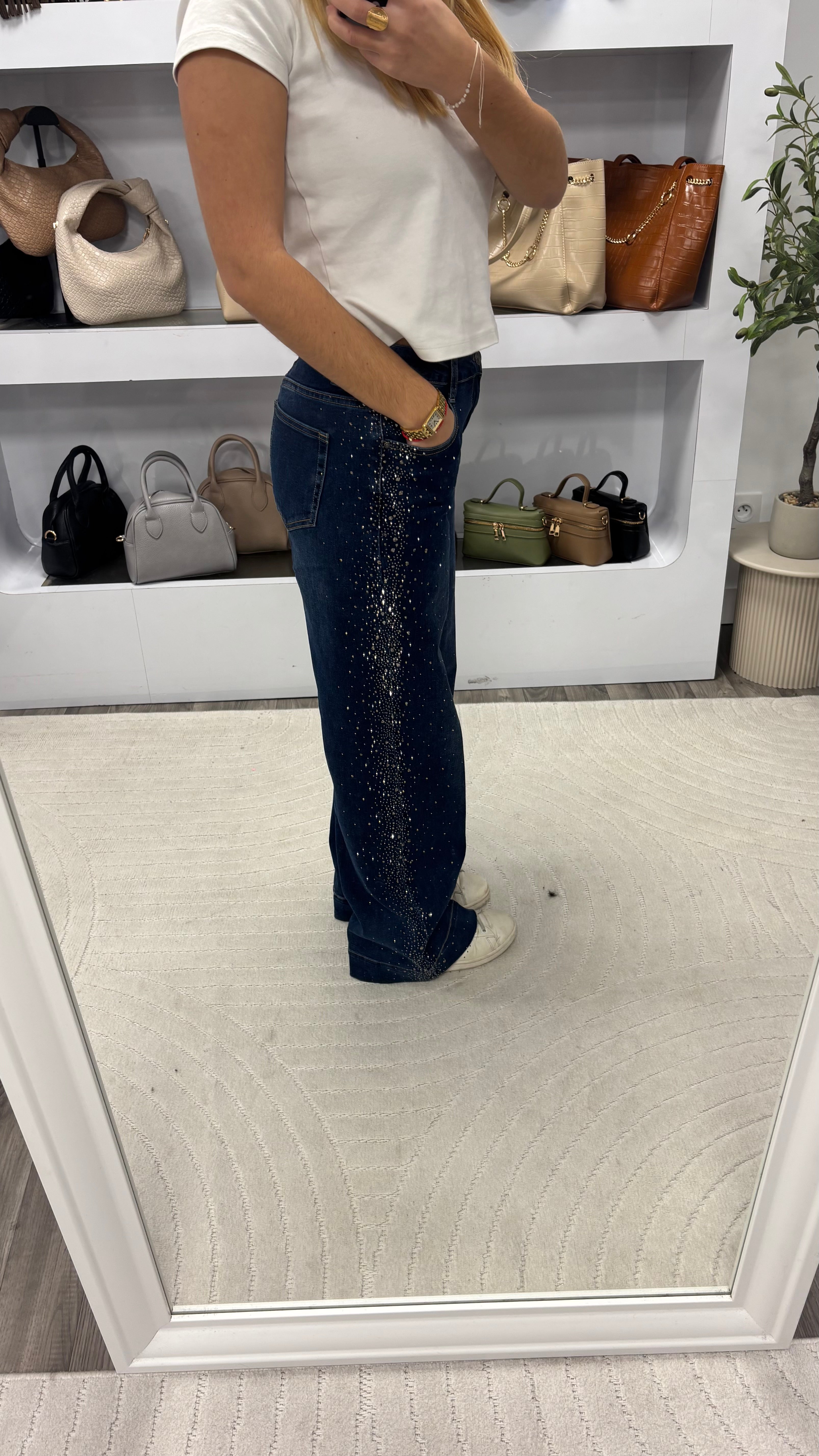 JEANS STRASS 423